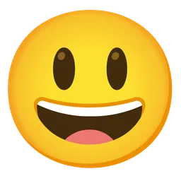 grinning face with big eyes