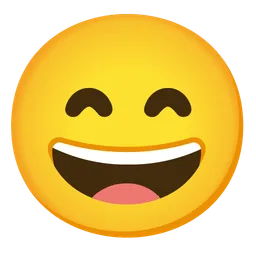 grinning face with smiling eyes