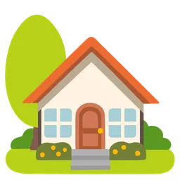 house with garden