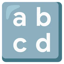 input latin lowercase