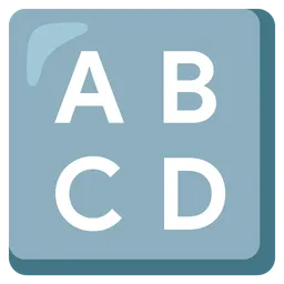input latin uppercase