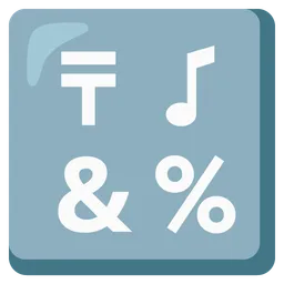 input symbols