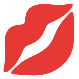 kiss mark