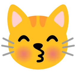 kissing cat