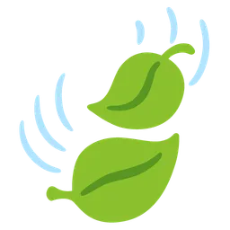 leaf fluttering in wind