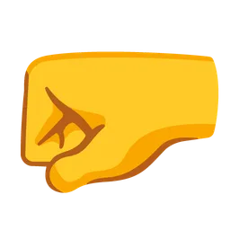 left-facing fist