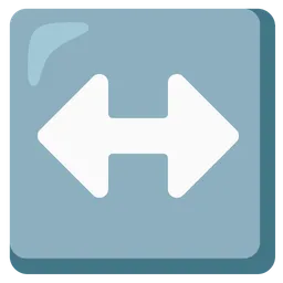 left-right arrow