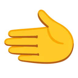 leftwards hand