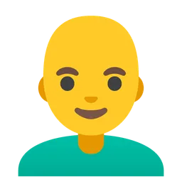 man: bald