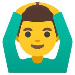 man gesturing OK