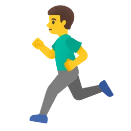 man running