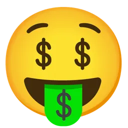 money-mouth face