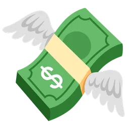 money with wings