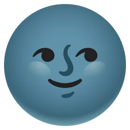 new moon face