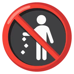 no littering