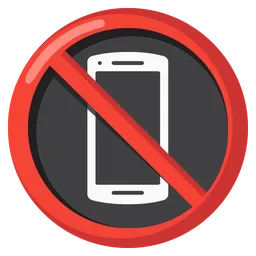 no mobile phones