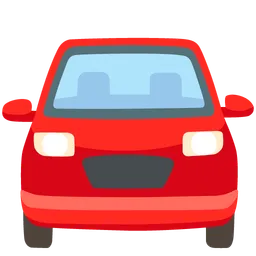 oncoming automobile