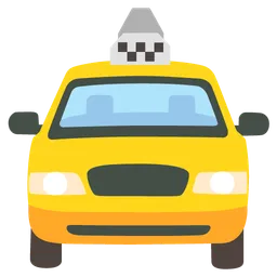 oncoming taxi