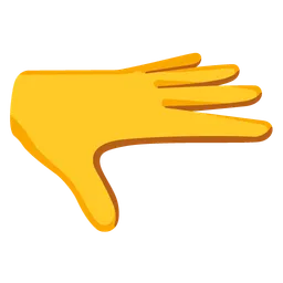 palm down hand