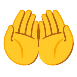 palms up together