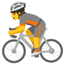 person biking