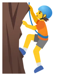 person climbing