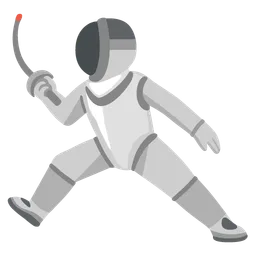 person fencing