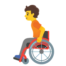 person in manual wheelchair