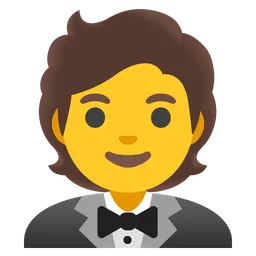 person in tuxedo