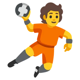 person playing handball