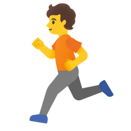 person running