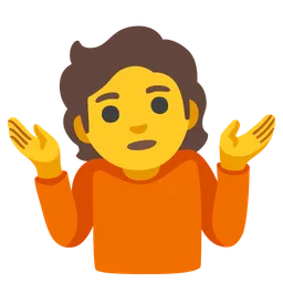 person shrugging