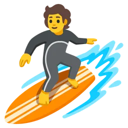 person surfing