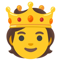 person with crown
