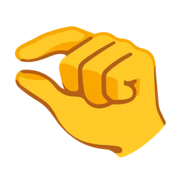 pinching hand
