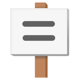 placard