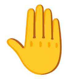 raised back of hand