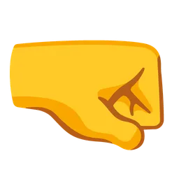 right-facing fist
