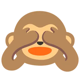 see-no-evil monkey
