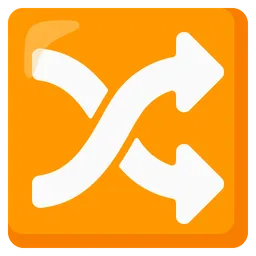 shuffle tracks button