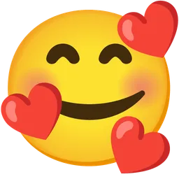 smiling face with hearts