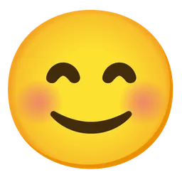 smiling face with smiling eyes