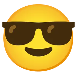 smiling face with sunglasses
