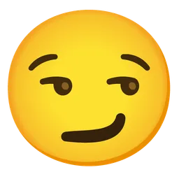 smirking face