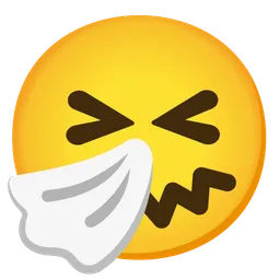 sneezing face