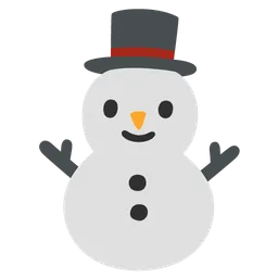 snowman without snow