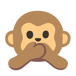 speak-no-evil monkey