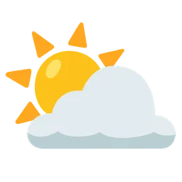 sun behind cloud