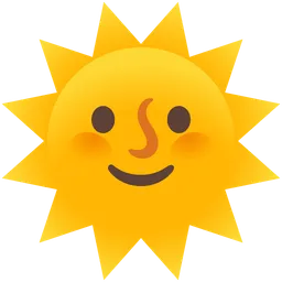 sun with face