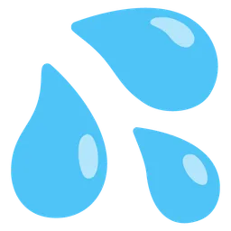 sweat droplets